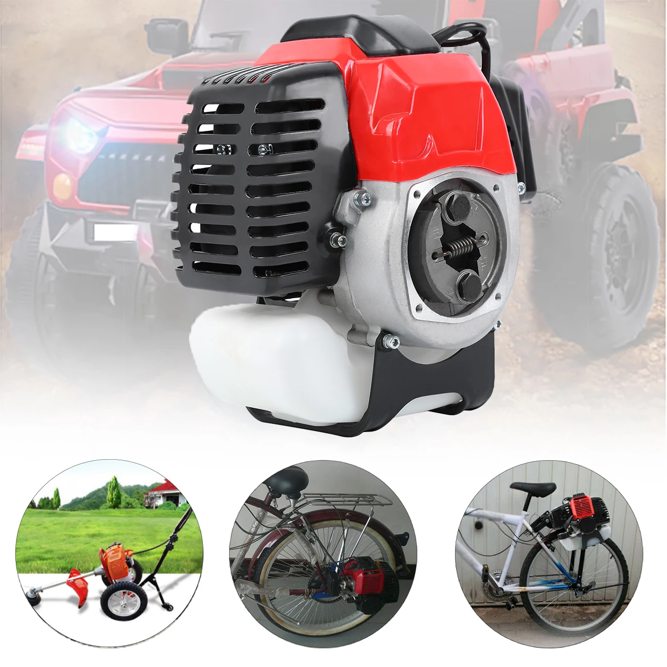 Samger 49cc 2 Stroke Pull Start Bicycle Engine Kit Bike Motor Petrol Gas For Dirt Pocket bike Mini ATV | Автомобили и мотоциклы