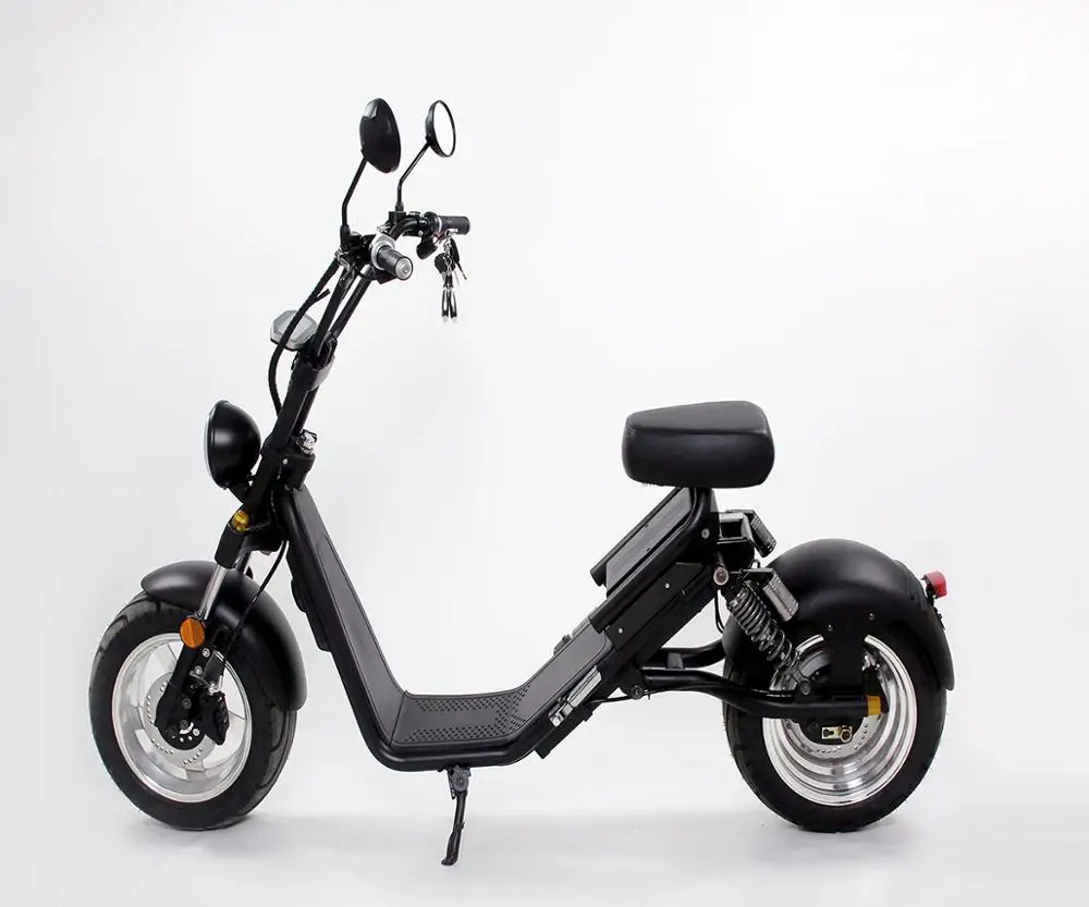 Verkaufen 【 K1-015 】New 1200W Lithium-Batterie 60V 20A Citycoco Elektrische Roller Zwei Rad Elektro Fahrrad Erwachsenen 70KM EWG