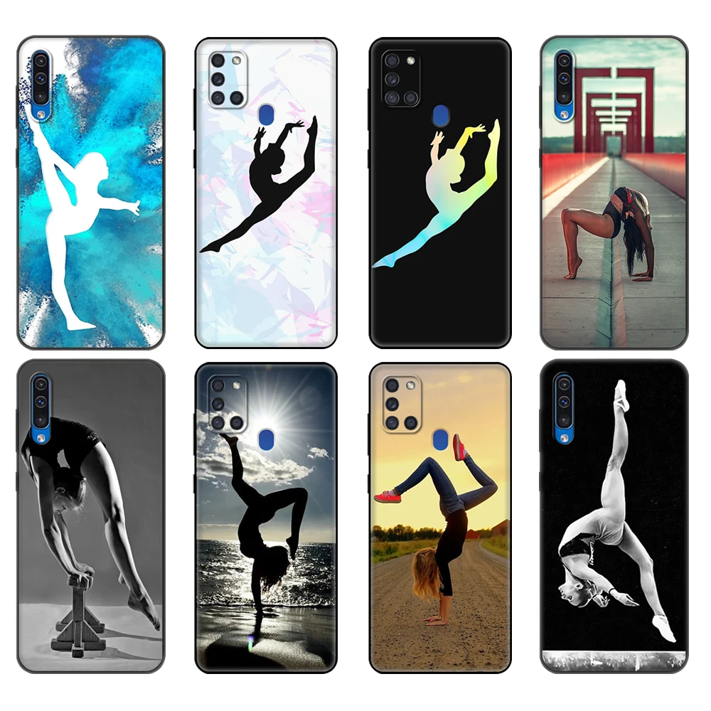 Черный чехол из ТПУ для Samsung Galaxy A50 50S A30S A10 A01 A11 A21S A31 A41 A51 A71 M21 M30S S10 LITE