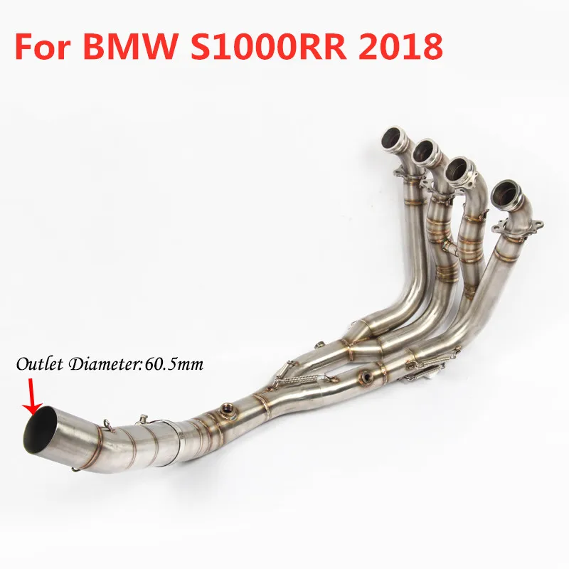 Глушитель для Мотоцикла BMW S1000R S1000RR 2010-2016 2018 выхлопная труба с передним