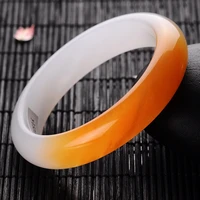 natural chinese jade yellow hand carved bracelet fashion boutique women jewelry bracelet gift accessories