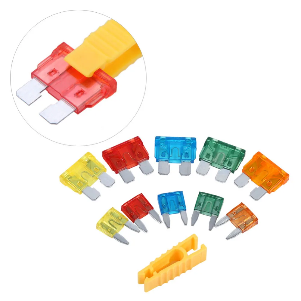 New mini 50pcs Auto Car Blade Fuse Assortment Motorcycle SUV Boat Truck Automotive Box Kit APM ATM 5A 10A 15A 20A 30A | Автомобили и