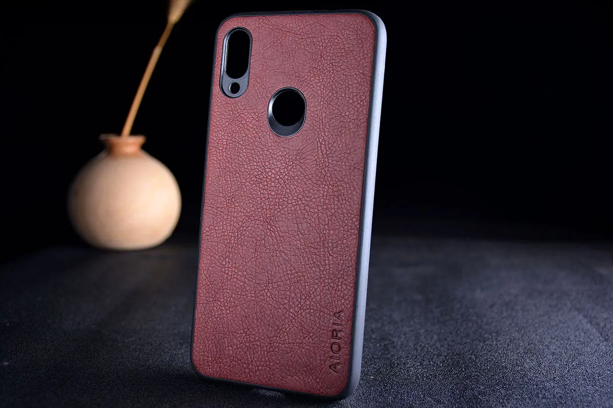 Для xiaomi redmi note 7 8 pro Чехол funda роскошный кожаный винтажный кожа с рисунком Litchi capa чехол для xiaomi redmi note 7