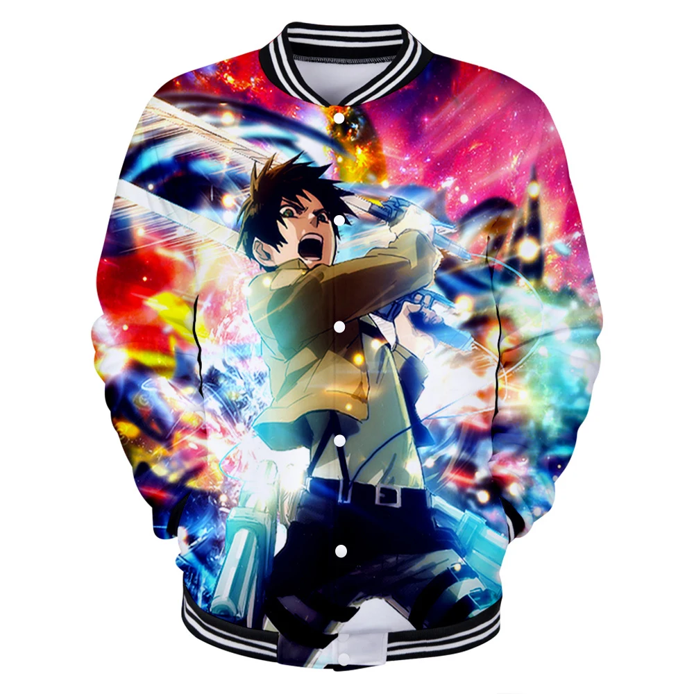 Мужские и женские флисовые толстовки с 3D-принтом атака на Титанов | Мужская