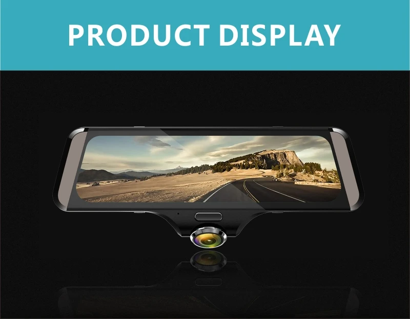 Maiyue star 1" 360 градусов панорамный 5 сторонний без мертвых углов HD Автомобильный видеорегистратор полный экран потоковая передача медиа сенсорный экран ЖК-дисплей приборная панель камера