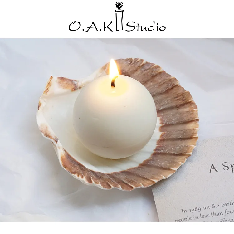 Photo props ins ball candle vintage nordic home decoration banquet scented candle home souvenir smell candles for house decor