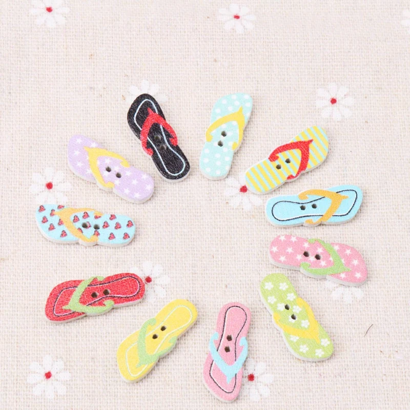 Пуговицы с рисунком растений и животных деревянные пуговицы для домашнего шитья