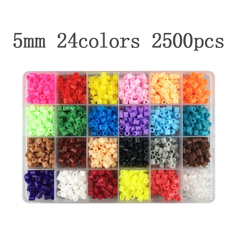 Бусины perler PUPUKOU 5 мм в коробке | Игрушки и хобби