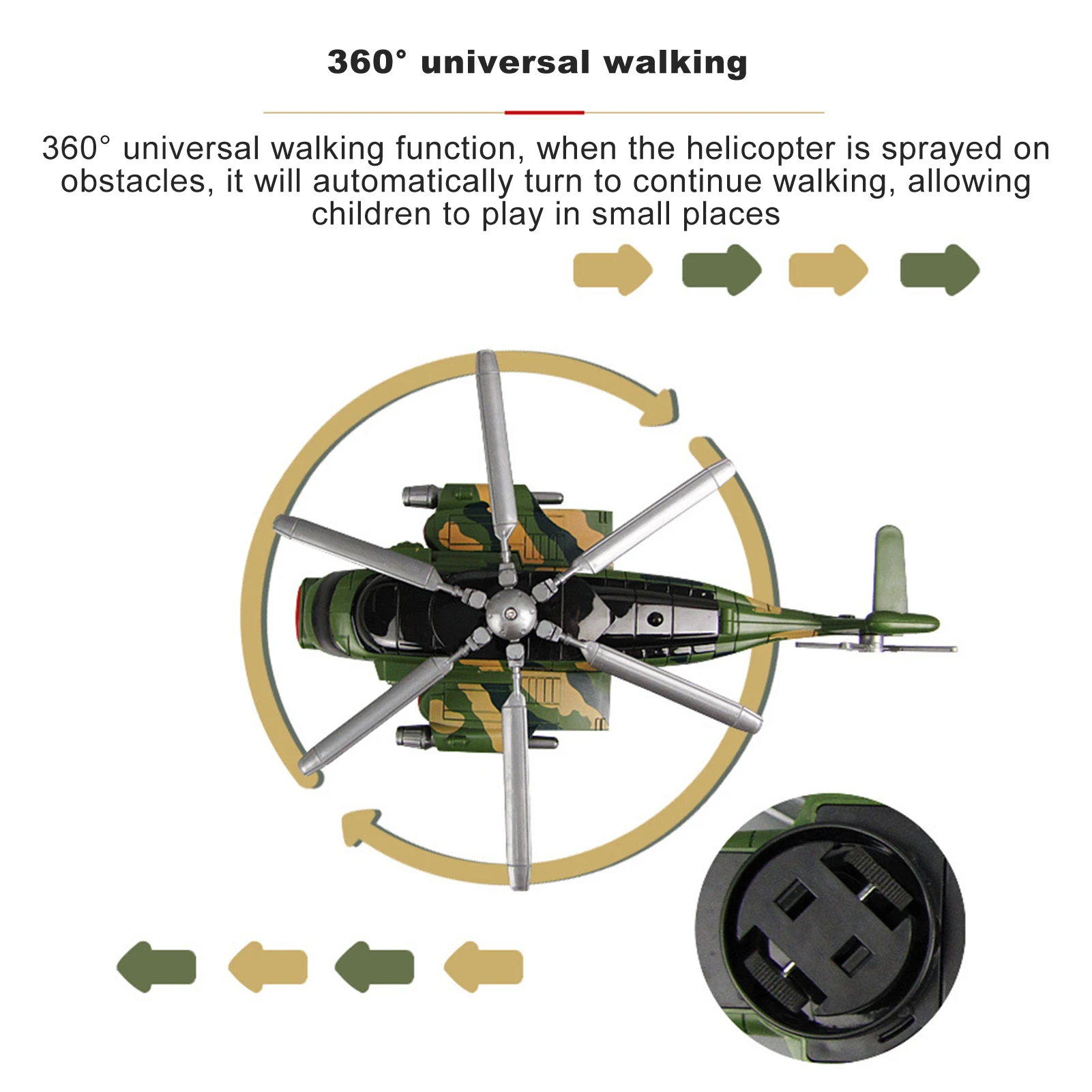 Игрушка-Квадрокоптер со светильник легкая в эксплуатации Детская электрическая