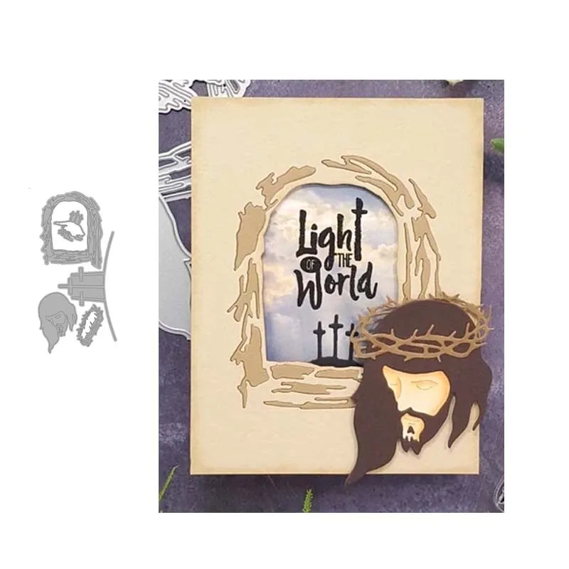 

2021 New Arrival Tombstone Avatar Metal Cutting Dies Stencil Craft Die Cut Mould Decoration Template Scrapbooking Design Model