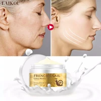 laikou snail face cream collagen anti wrinkle anti aging essence hyaluronic acid whitening moisturizing lifting firm skin care