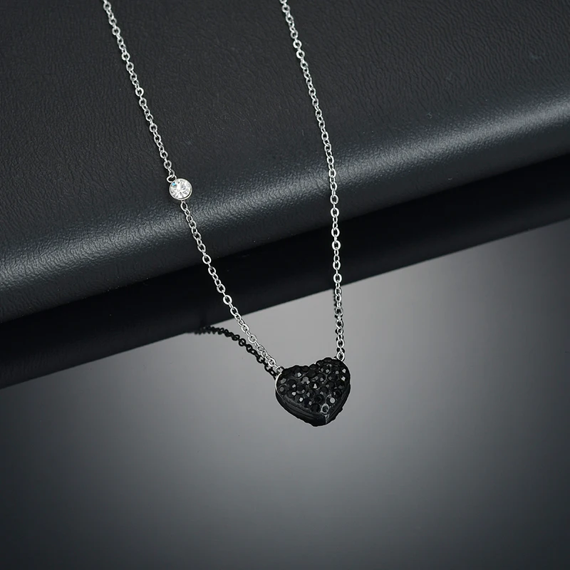 Ожерелье ELSEMODE с подвеской в форме сердца из кубического циркония ожерелье