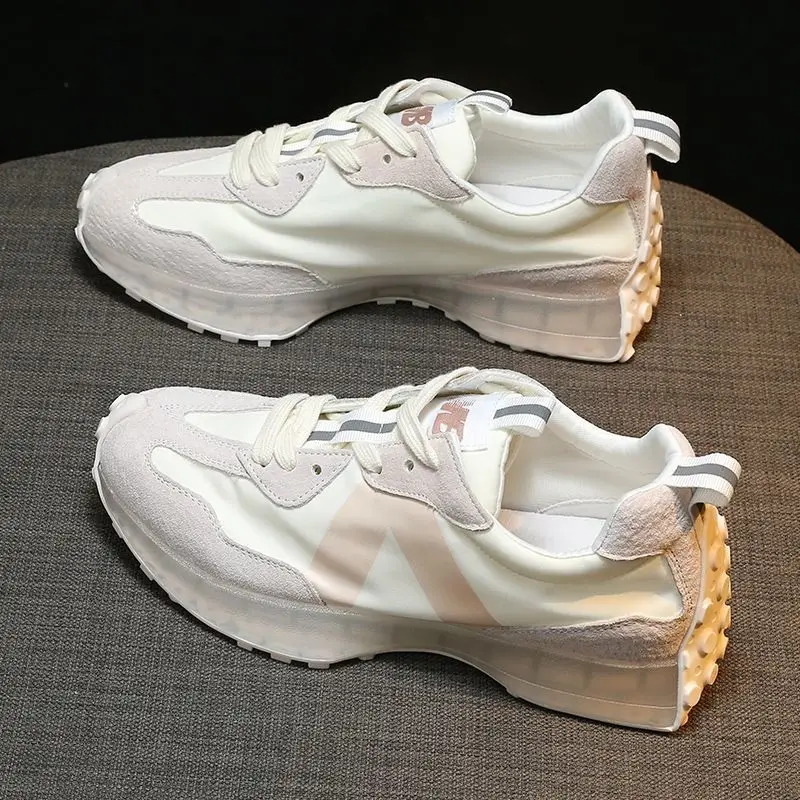 

Женские кроссовки на толстой платформе, дышащие кроссовки на вулканизированной подошве, повседневная обувь для бега, 2021