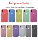 Ультратонкий матовый полипропиленовый чехол 0,3 мм для iPhone 6, 7, 8 Plus, X, XR, XS, 11Pro, 11 Pro Max, матовая задняя крышка, защитный прозрачный чехол