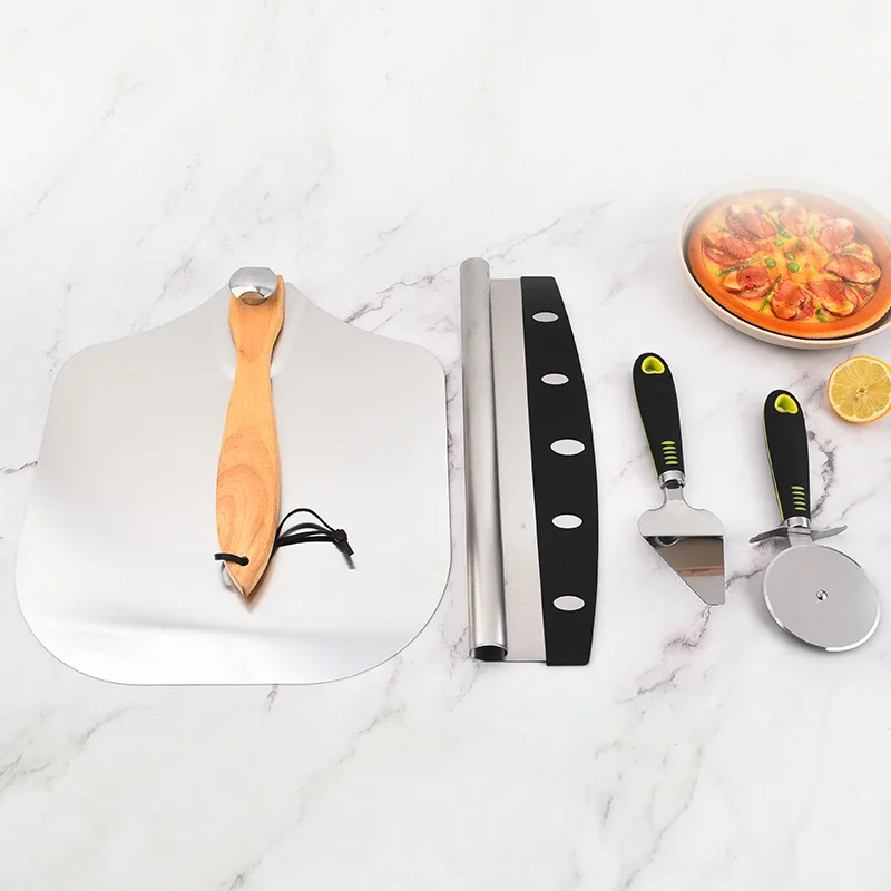 

Складной нож для пиццы, лопатка из нержавеющей стали, инструмент для резки пиццы, пиццы, торта