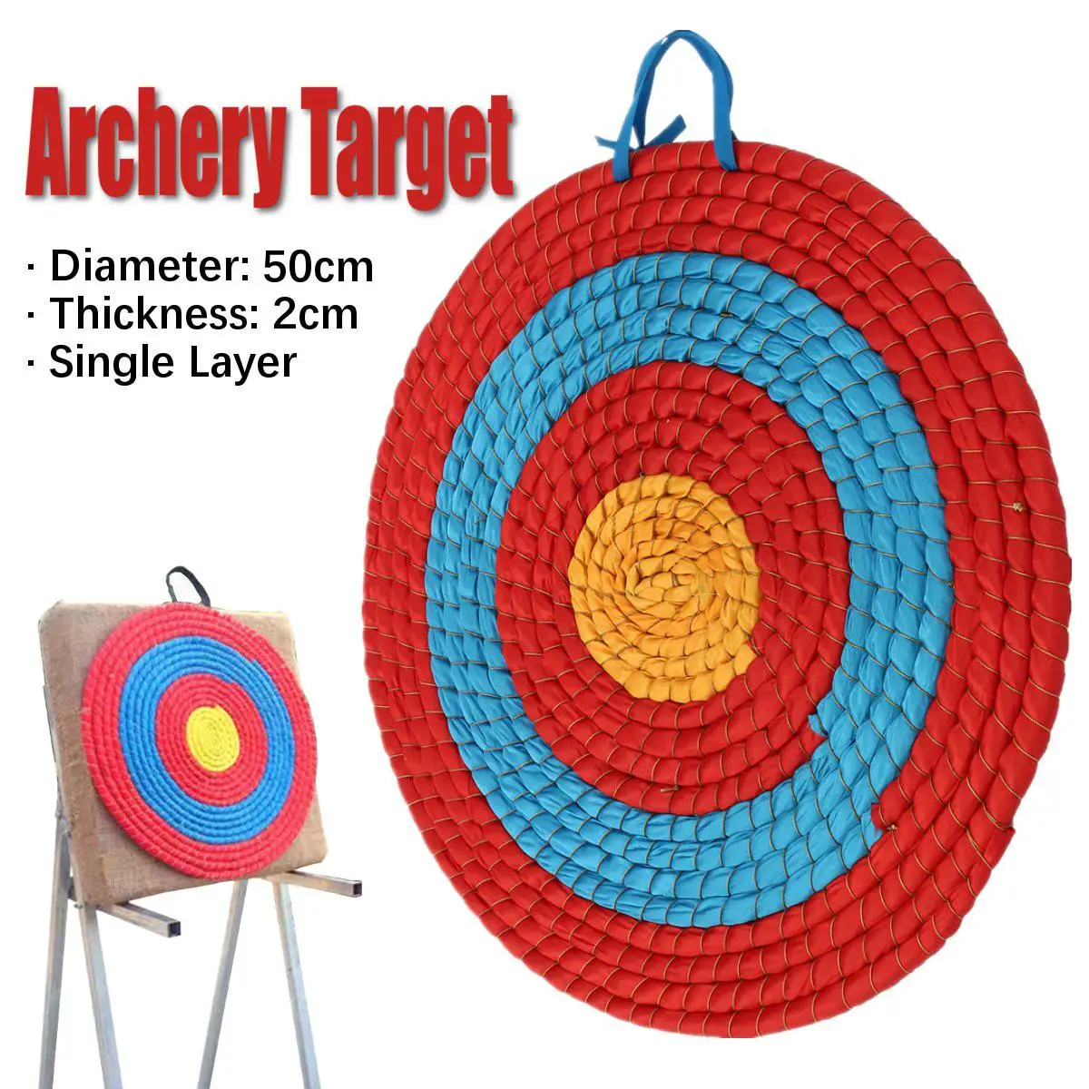 

55cm Single Layer Grass Archery Target Shooting Target Grass Target Shooting Hunting Practice Shooting Archery Straw Product