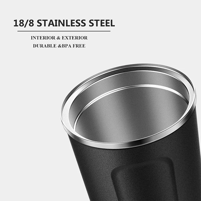 Термокружка пивной термос стеклянная бутылка кружка для воды и кофе вакуумная