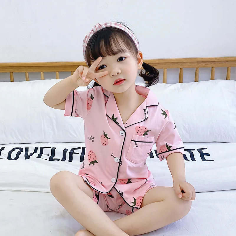 Летняя Пижама BINIDUCKLING для мальчиков и детей комплект с принтом в виде машины