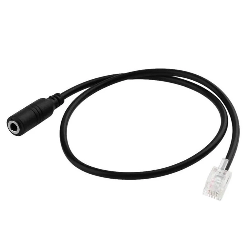 RJ9 4P4C Male Plug to 3.5mm Female Jack Headset o Phone Converter Adapter Extension Cable Wire Cord for Avaya/ | Компьютеры и офис