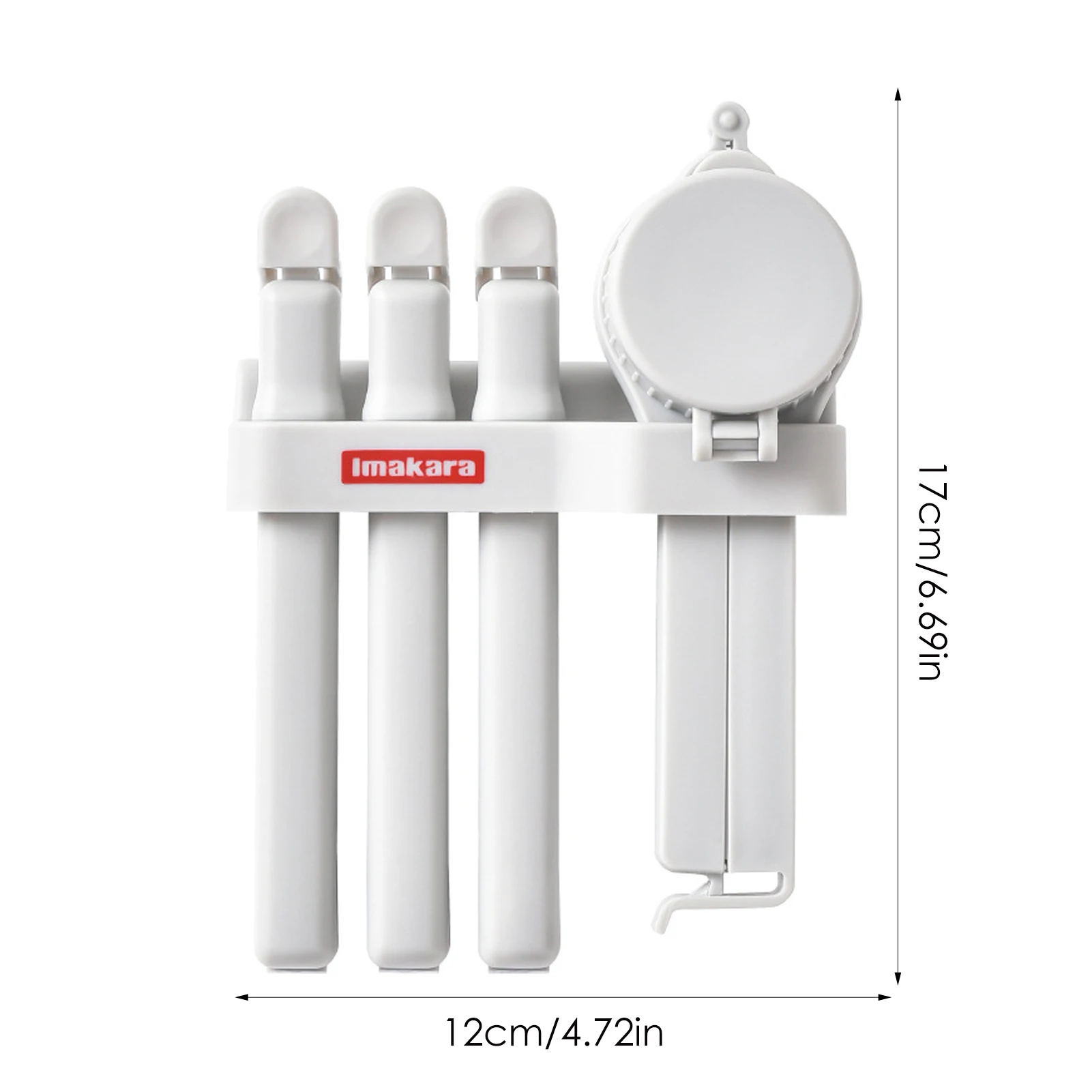 

Snacks Sealing Clip Discharge Mouth Sealing Clip Food Plastic Bag Sealing Clip Milk Powder Kitchen Seasoning Keep fresh tool