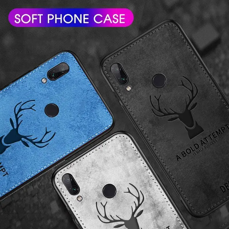 Для Xiaomi Redmi Note 8T олень ткань чехол для телефона на 8 7 6 5 Pro 8A 7A кожаная Задняя