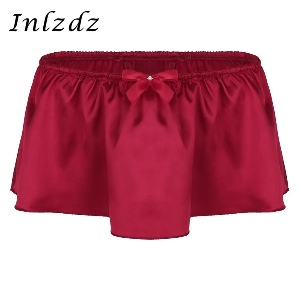 Мужские Трусы стринги Sissy атласные нижнее белье для мужчин|Боксеры| |