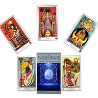 new arrival high quality moon oracle tarot cards fortune guidance telling divination deck board game leisure party 72 pcs