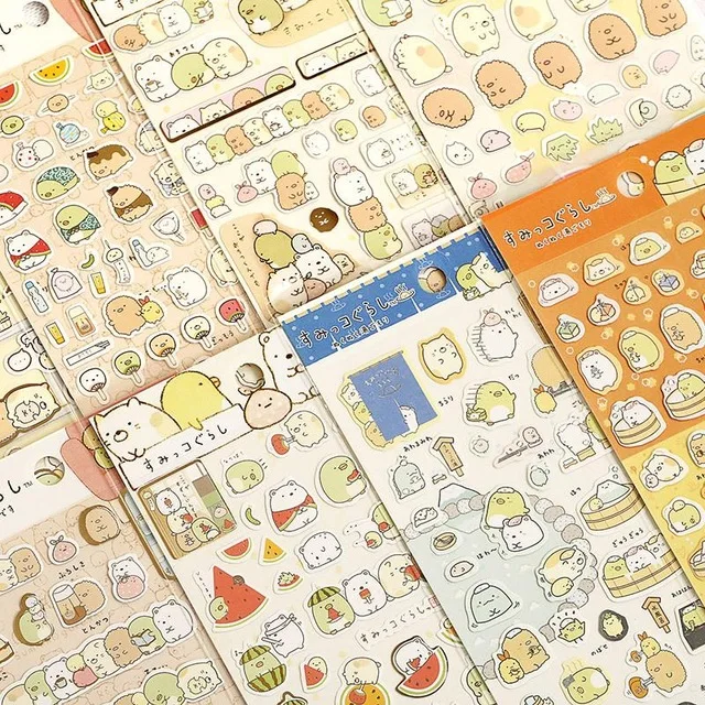 1 шт. Kawaii уголки для скрапбукинга версии 3 планировщик наклейка украшения