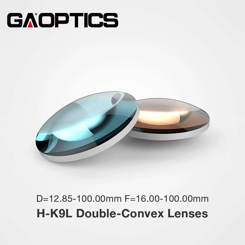 

K9 BK7 Optical Quartz Glass Double Convex Lenses Dia 100mm Biconvex Lens with VIS AR Coating