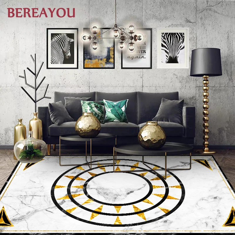 Современные ковры и для спальни гостиной ванной комнаты абстрактный ковер