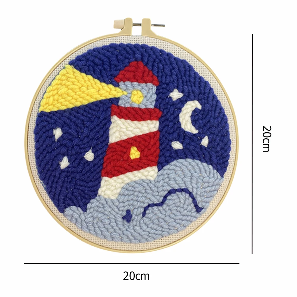 

Handmade Embroidery Kit DIY Material Relieve Fatigue Toys Sewing Crafts Decompression Toys Stitchwork For Bedroom Wall Decoratio