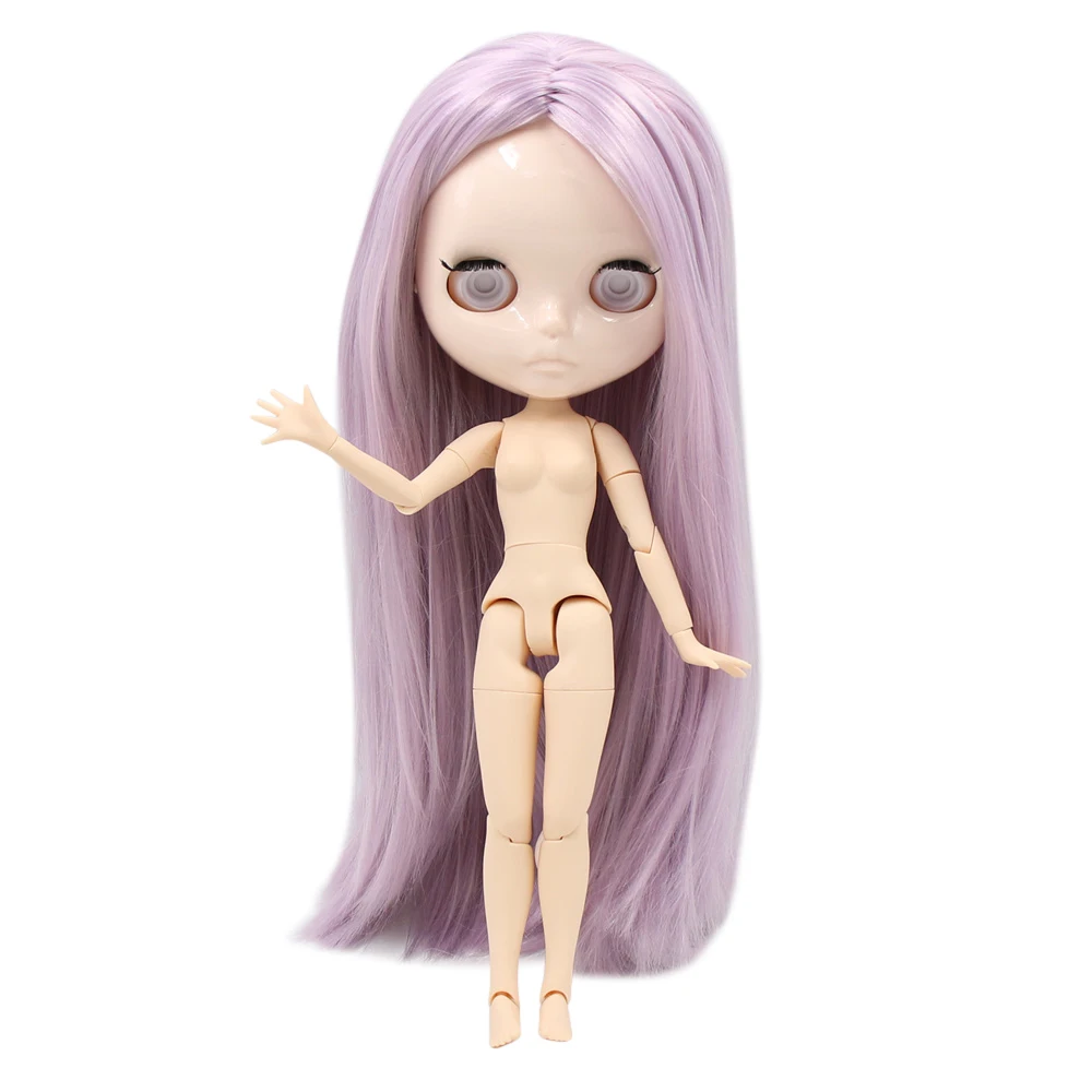 Кукла блайз ICY DBS с белой кожей для суставов глянцевое лицо без макияжа губами