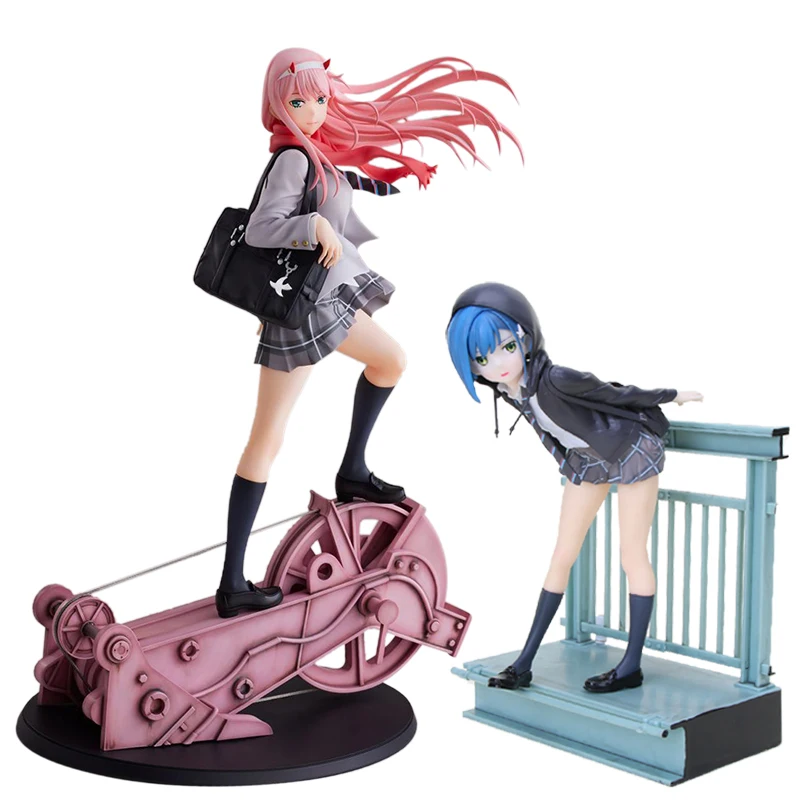 

15-43cm Darling in the FRANXX Anime Figure Zero Two Code 002 Bunny Girl Anime Action Figure Collectible PVC Model Toys For Gifts
