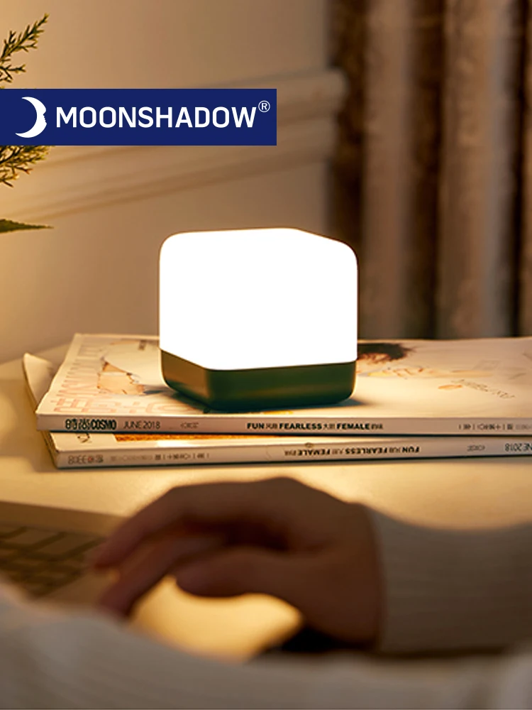 Забавный флип-светильник с таймером умный заряжаемый светодиодный ночник для