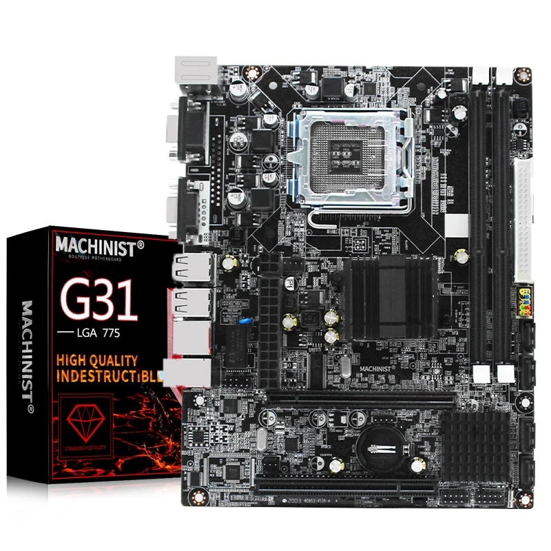 Материнская плата G31 для настольного компьютера разъем LGA 775 поддержка процессора