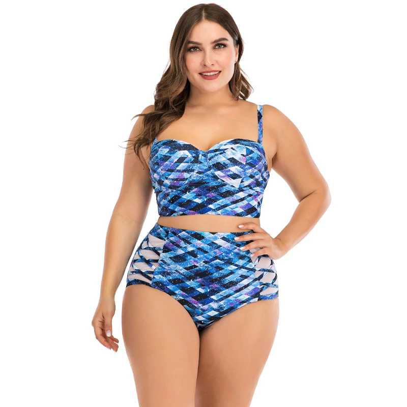 Женский купальник Бикини на косточках с большой чашкой|Купальники| |