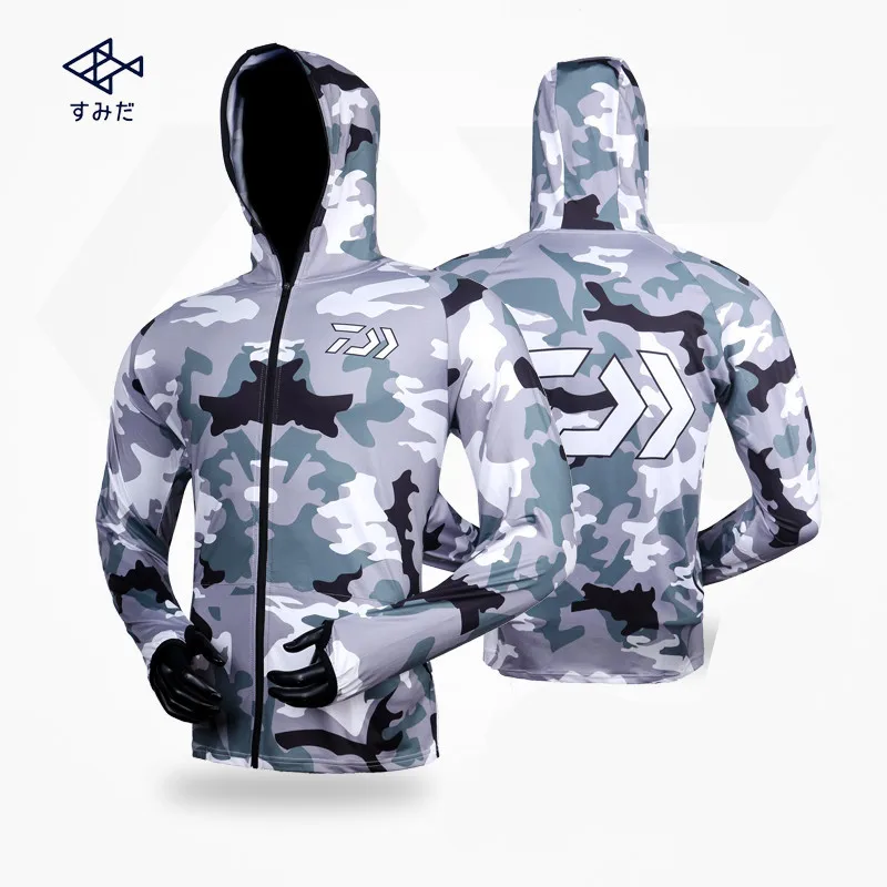 

2021 Daiwa Fishing Shirts Daiwa Clothing Long Sleeve Quick Dry Fishing Clothing Anti-UV Sunscreen Fishing Clothes Fishing Shirt