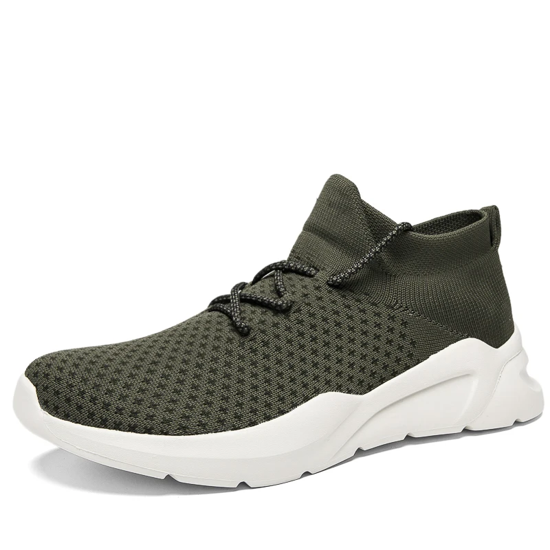 Tenis Masculino 2021 high top Men Tennis Shoes Breathable Mesh Sneakers Comfortable Walking Footwear Male Sport Shoes