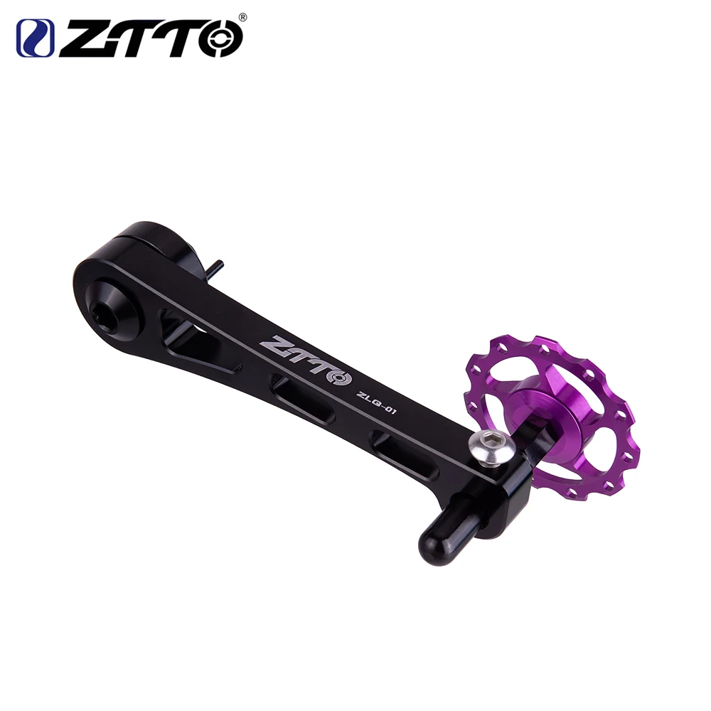 Ztto MTB велосипед односкоростной Переключатель скоростей цепной Натяжитель для наконечник с кронштейном рама регулируемый велосипедный шкив jockey колесо