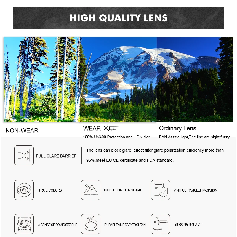 Солнцезащитные очки XIU с клипсой для мужчин и женщин Модные Винтажные солнечные в