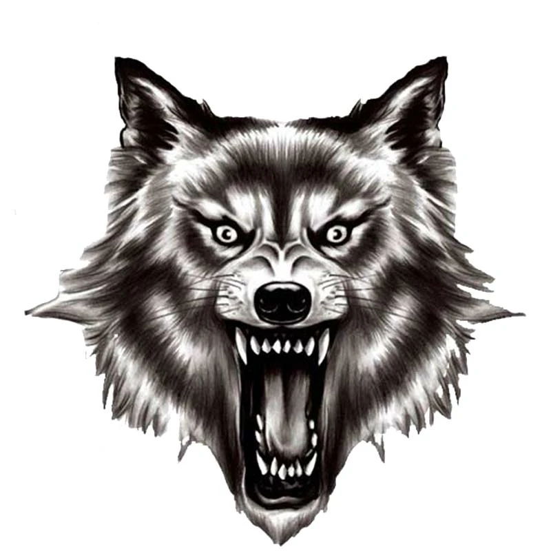 

Fierce Wolf High Quality PVC Car Sticker Decal ZWW-2545, 13.5cm * 13.2cm