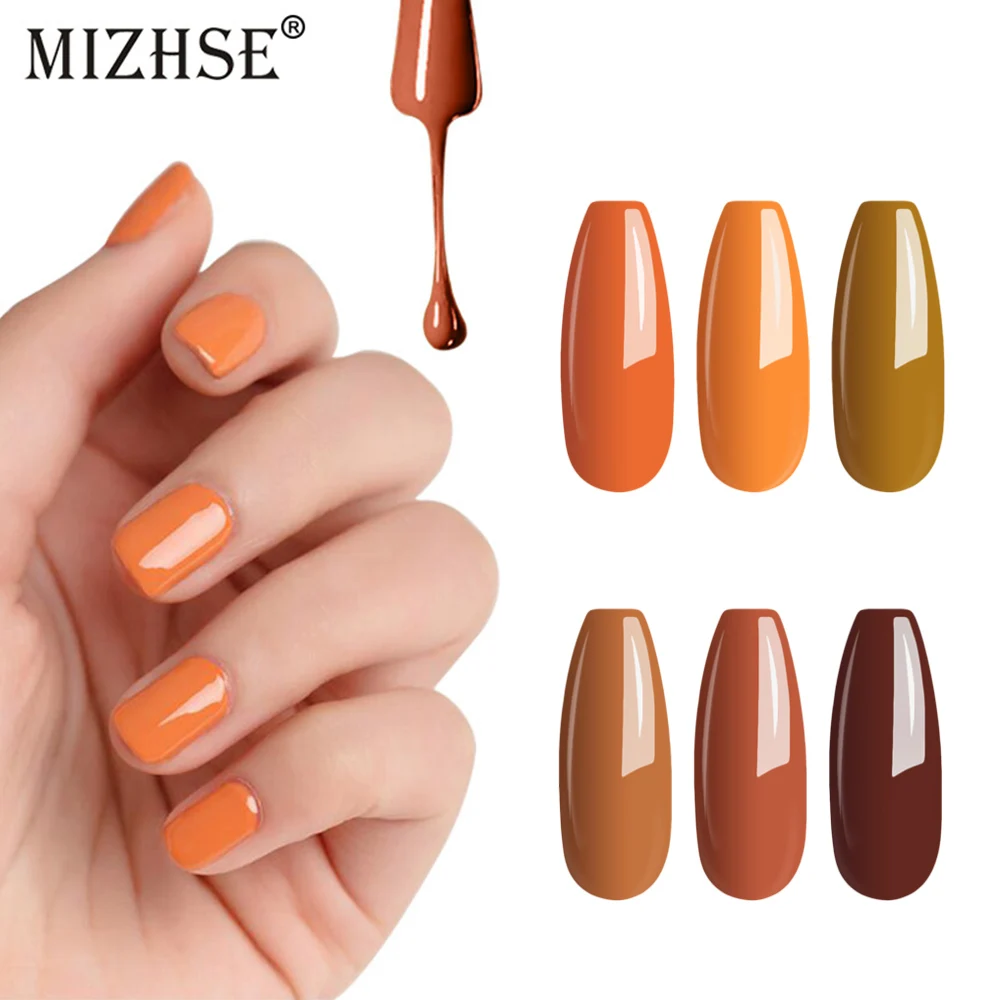 

MIZHSE Gel Varnishes Gel Nail Polish 7ml Soak-off Semi Permanent UV All For Manicure Primer Nail Art Nails Gel Varnish Polish