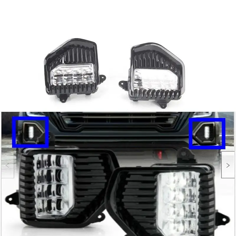 

Led Fog Light Drl Lamp W/ Bezel Wiring Set Pair For 2019-20 Gmc Sierra 1500