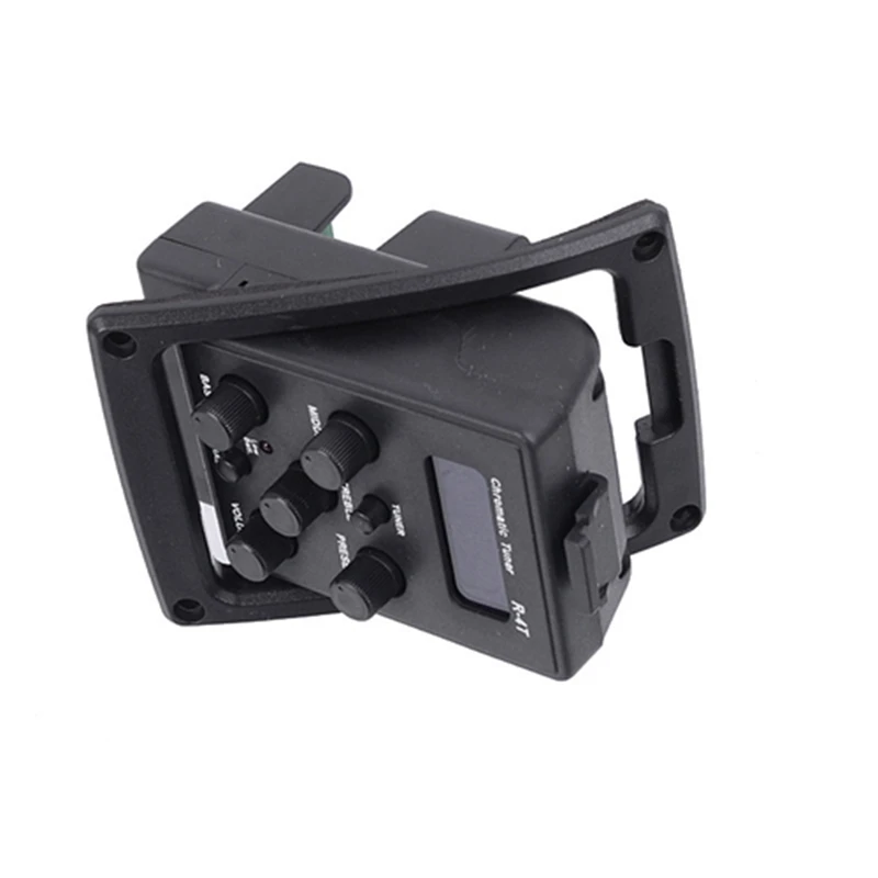 

EQ-4T 4 Band Pickup EQ Preamp with Tuner for Acoustic Guita