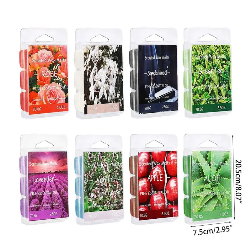 Ароматизированный воск для расплавки освежитель воздуха кубики соевого воска