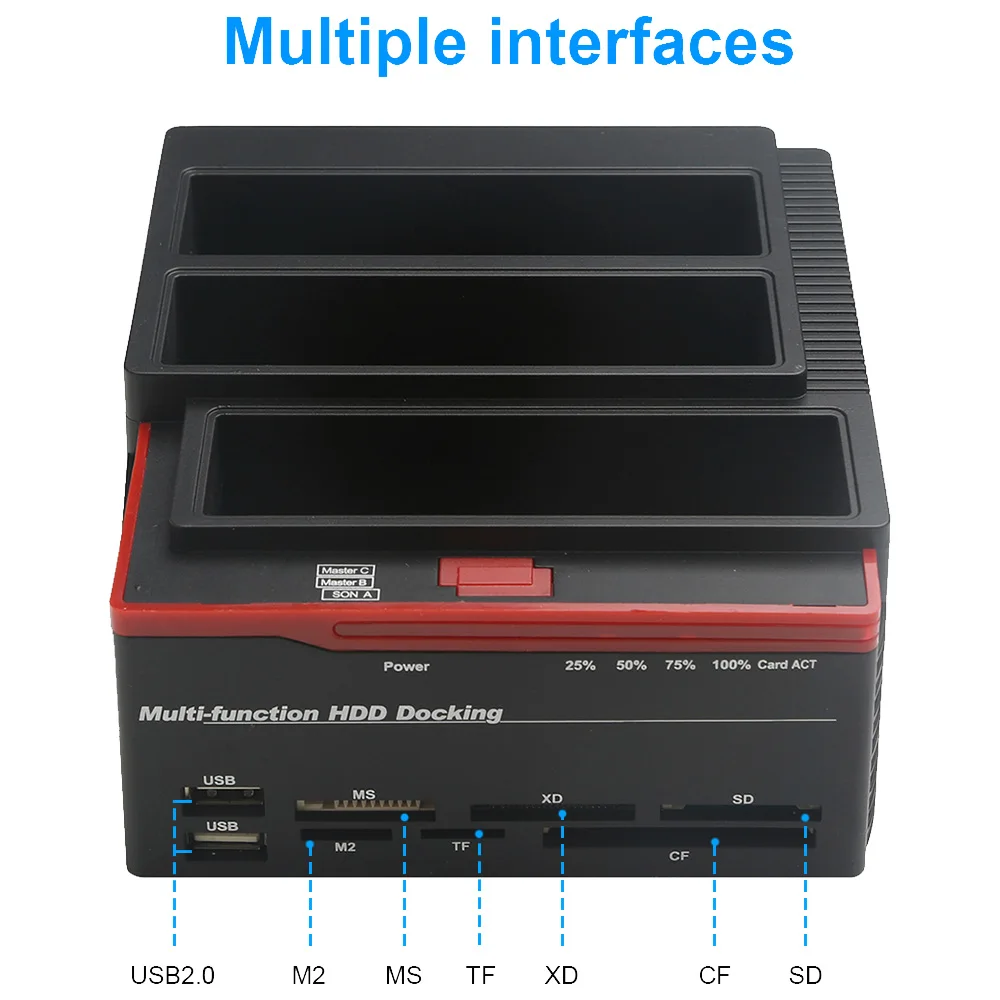 DeepFox 2 5 "/3 5" USB 3 0 до портов SATA 1 IDE порт HDD жесткий диск Док-станция кардридер USB3.0