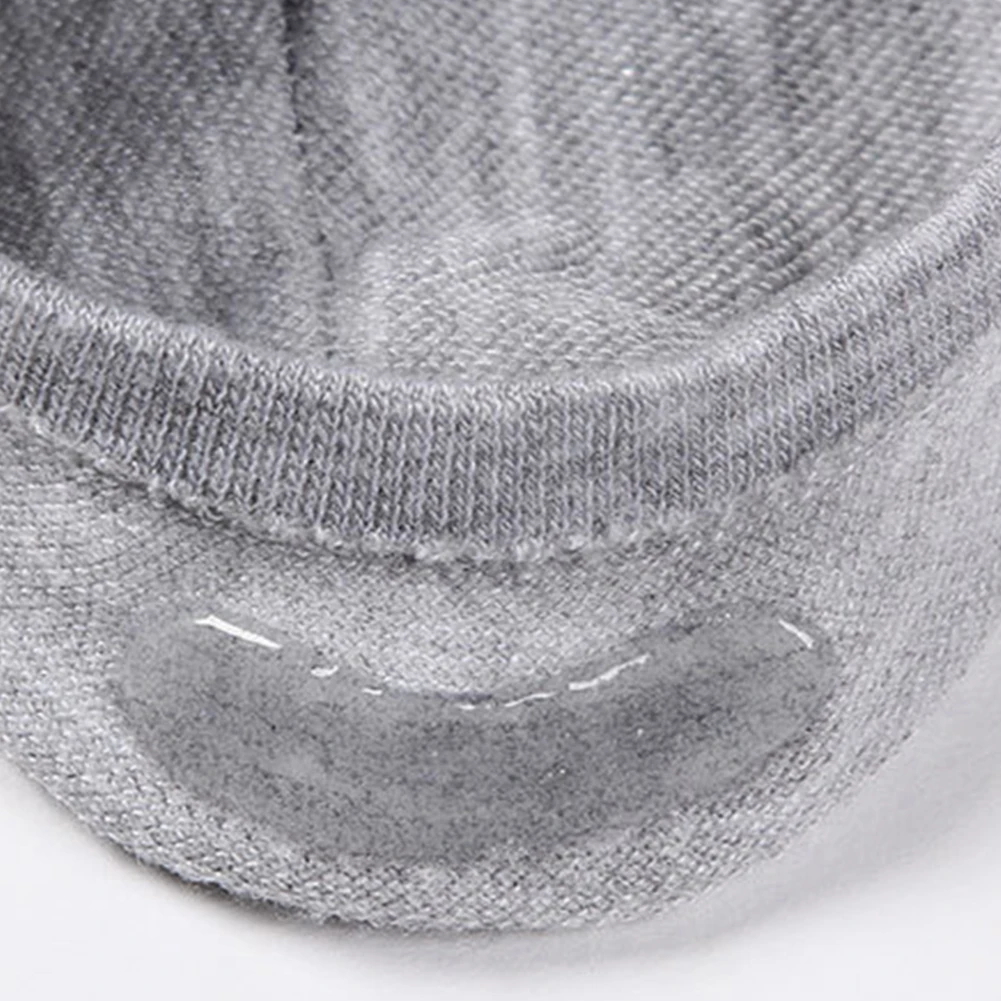 Мужские лоферы противоскользящие тонкие однотонные невидимые хлопковые