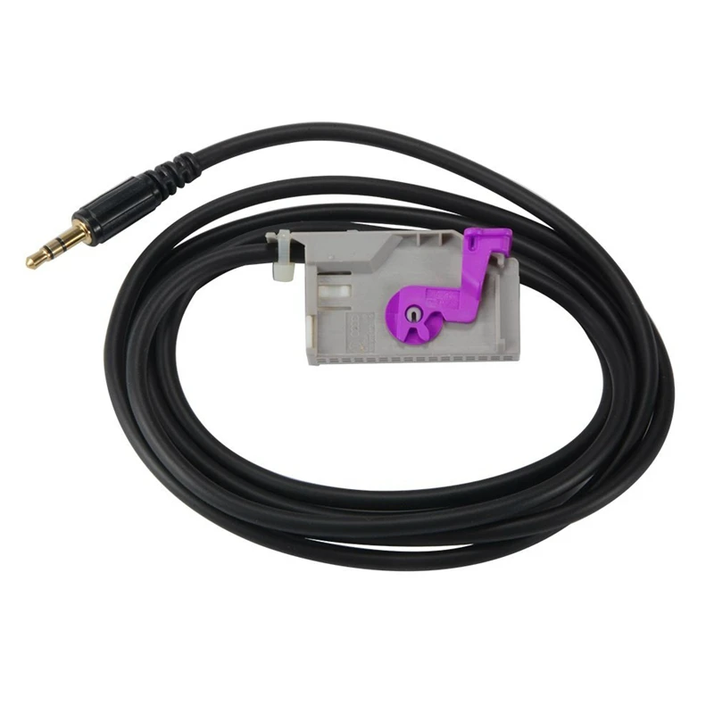 32 Pin 3 5 мм Автомобильный Aux-in RNS-E аудио адаптер кабель Jack провод для AUDI A3 A4 A6 A8 TT |