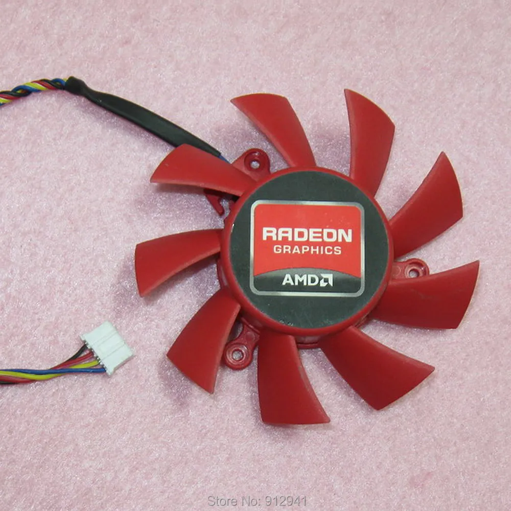 Вентилятор для охлаждения видеокарты R100b Firstdo FD7015H12S 65 мм 39 12 В 0 43 А 4 проводной
