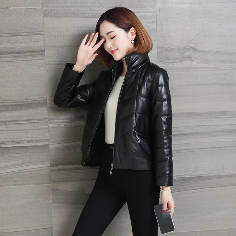 

Down Fashion Real Sheepskin Women's Jacket High Quality Female Winter Coat Big Pocket Woman Parkas Chamarras De Mujer Zjt220